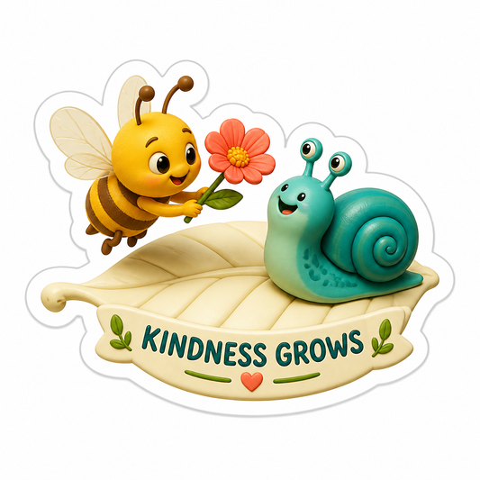 Kindness Grows Vinyl Sticker Decal