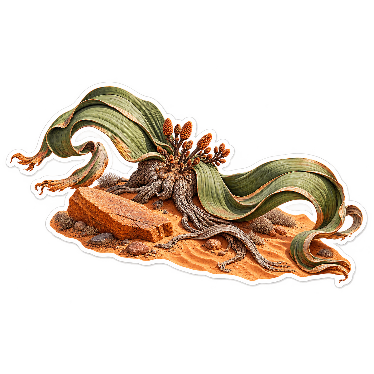 Welwitschia Desert Ribbon Vinyl Sticker Decal