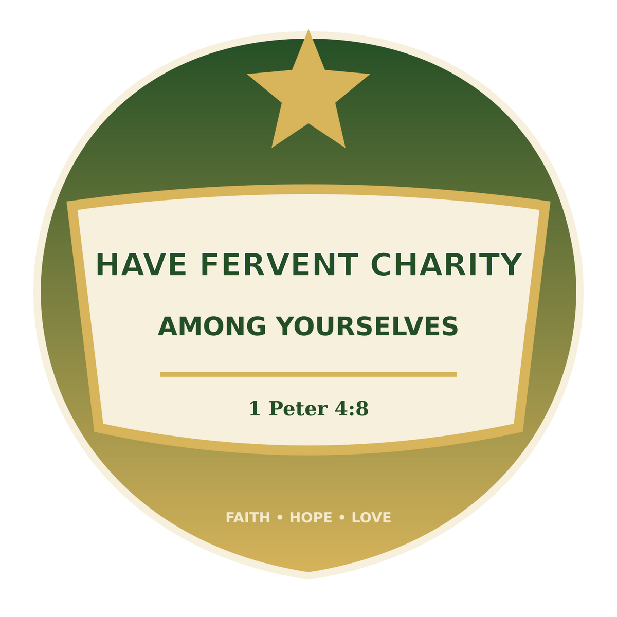 Fervent Charity Vinyl Sticker Decal