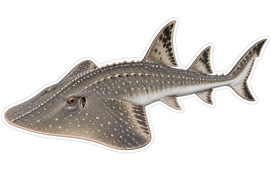 Bowmouth Guitarfish Vinyl Sticker Decal