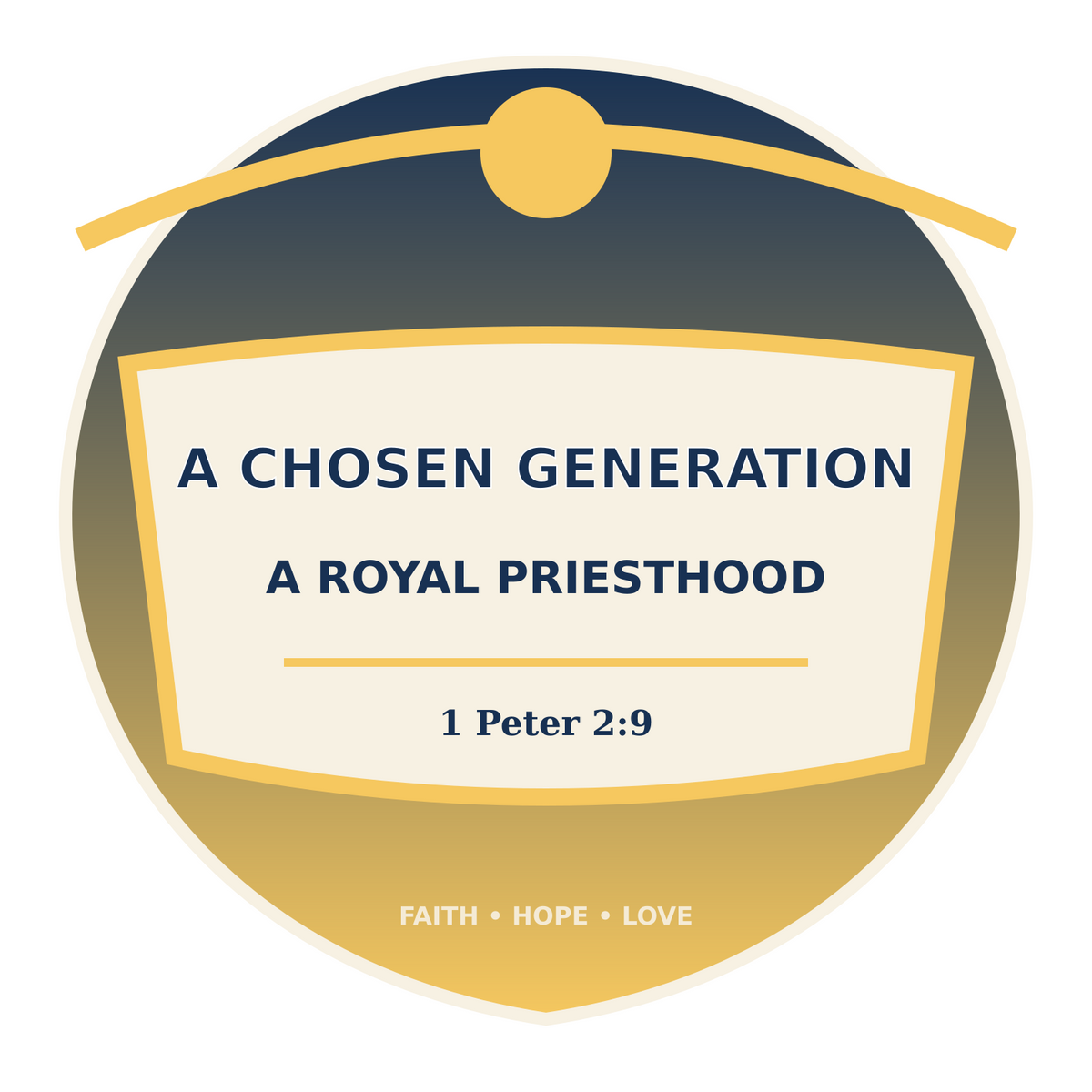 Royal Priesthood Vinyl Sticker Decal