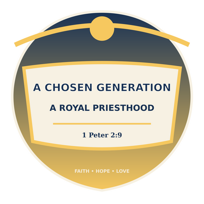 Royal Priesthood Vinyl Sticker Decal