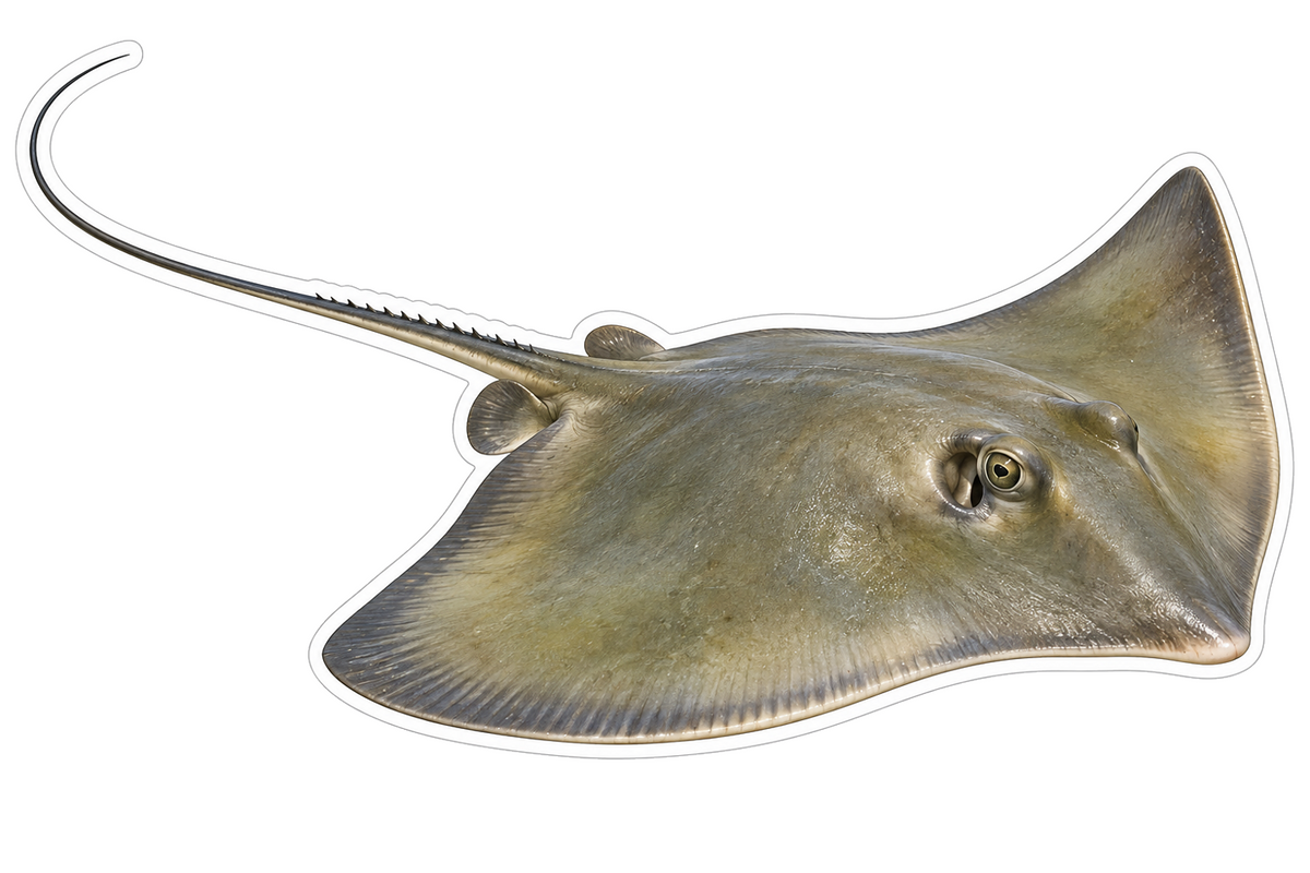 Southern Stingray Vinyl Sticker Decal