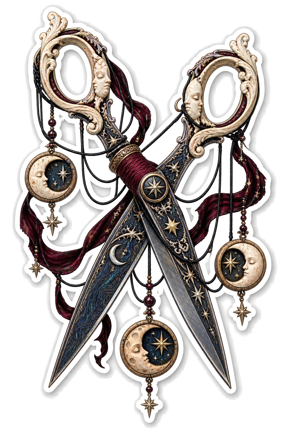 Marionette Shears Of Fate Vinyl Sticker Decal
