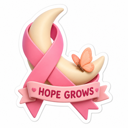 Hope Grows Vinyl Sticker Decal