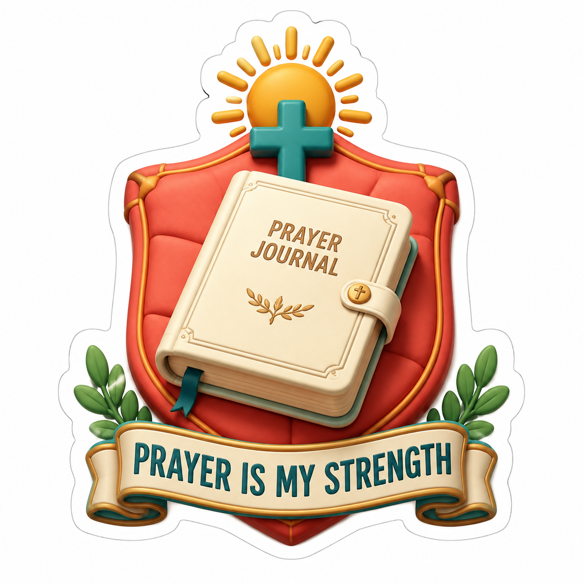 Prayer Is My Strength Vinyl Sticker Decal