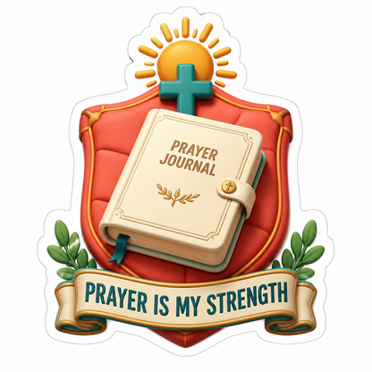 Prayer Is My Strength Vinyl Sticker Decal