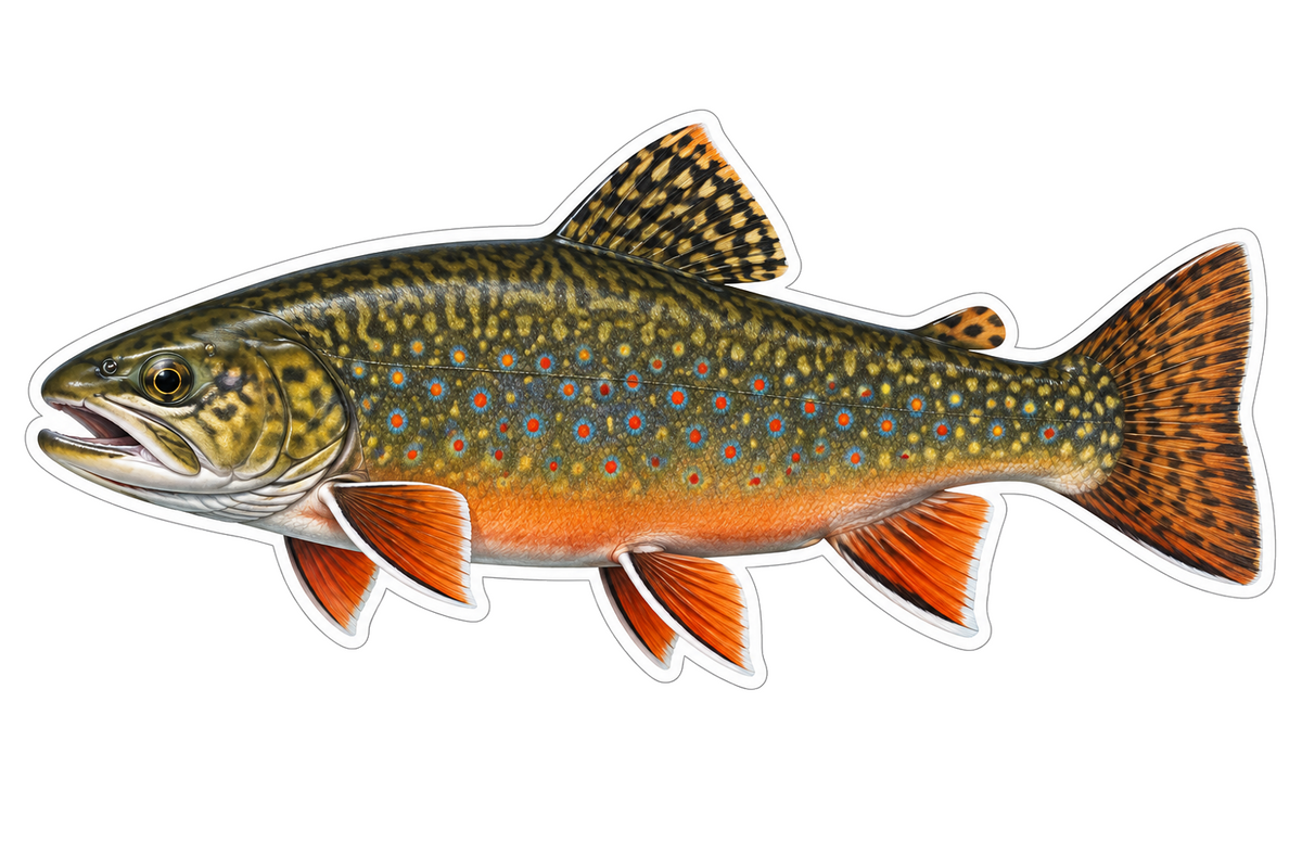Brook Trout Vinyl Sticker Decal