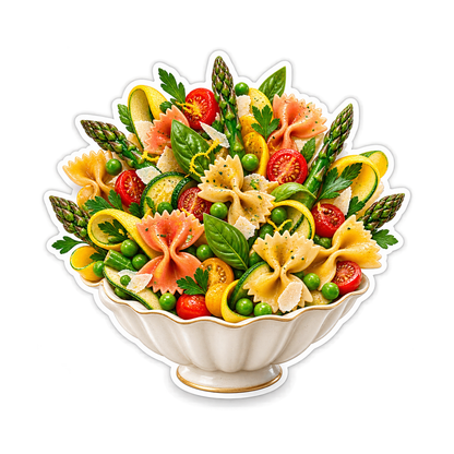Farfalle Primavera Botanical Fan Vinyl Sticker Decal