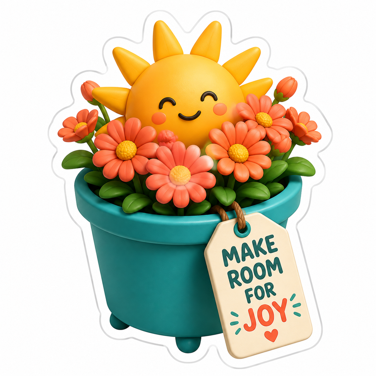 Make Room For Joy Vinyl Sticker Decal