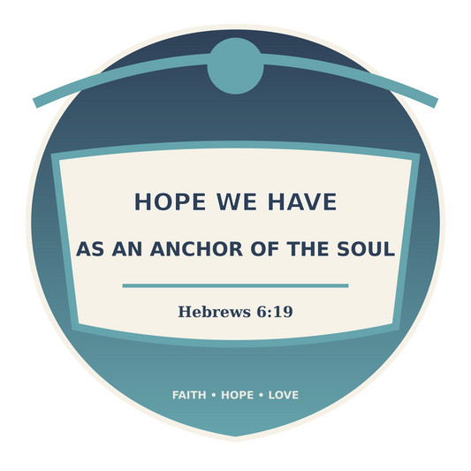 Hope Anchor Vinyl Sticker Decal