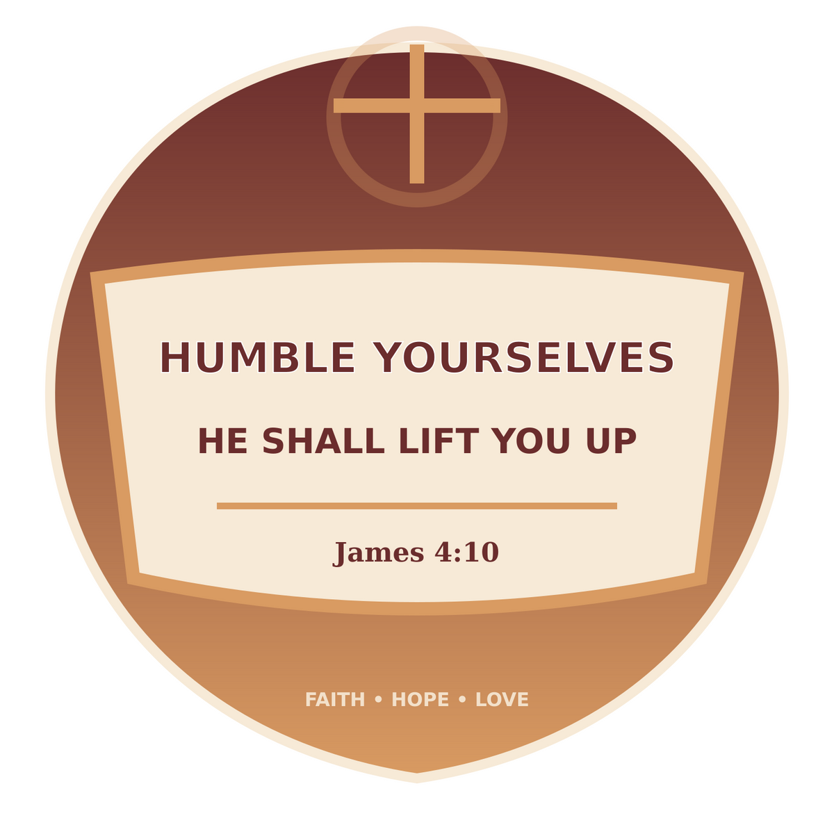 Humble Exalted Vinyl Sticker Decal