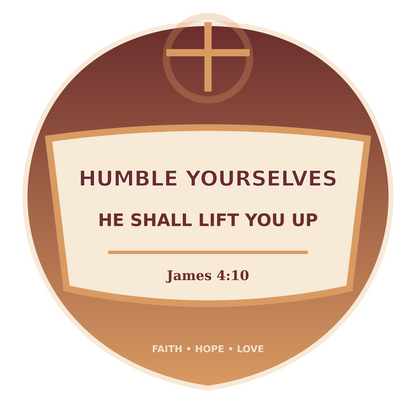 Humble Exalted Vinyl Sticker Decal
